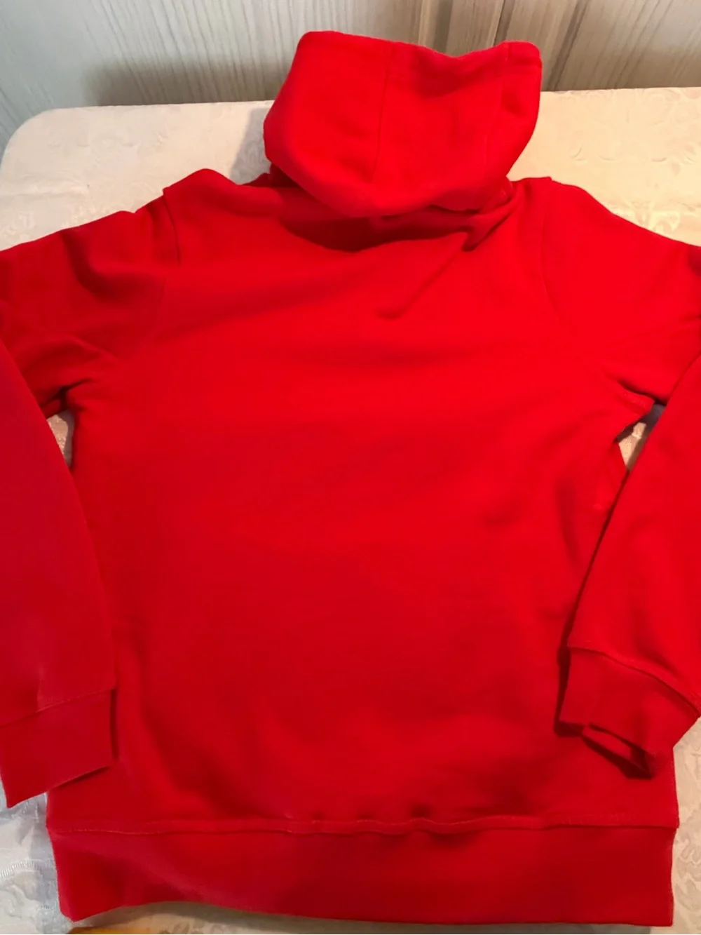 Nike Red Hoodie with Black Nike Air Logo